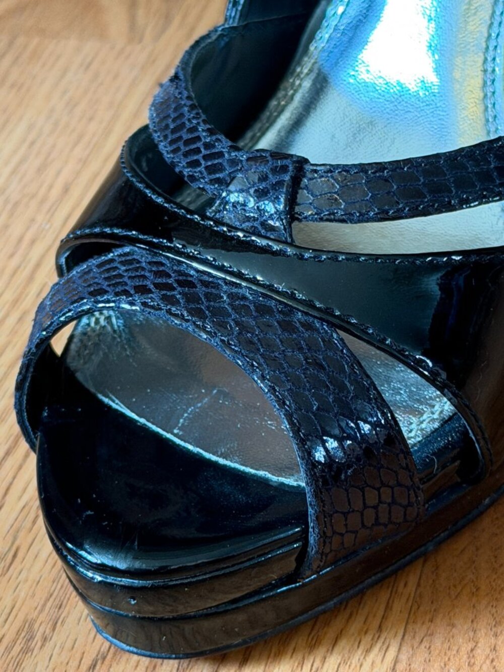 White House Black Market Vera Slingback Stiletto Pumps • Black • Size 7.5 - Picture 3 of 12